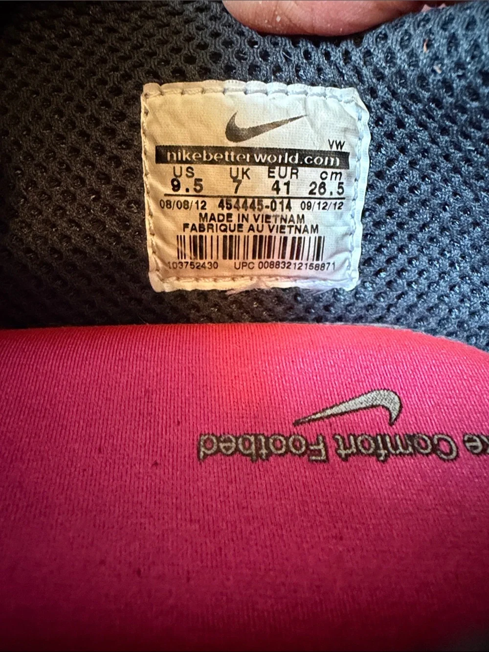 Nike Women's Black & Pink Training Sneakers - Picture 4 of 6